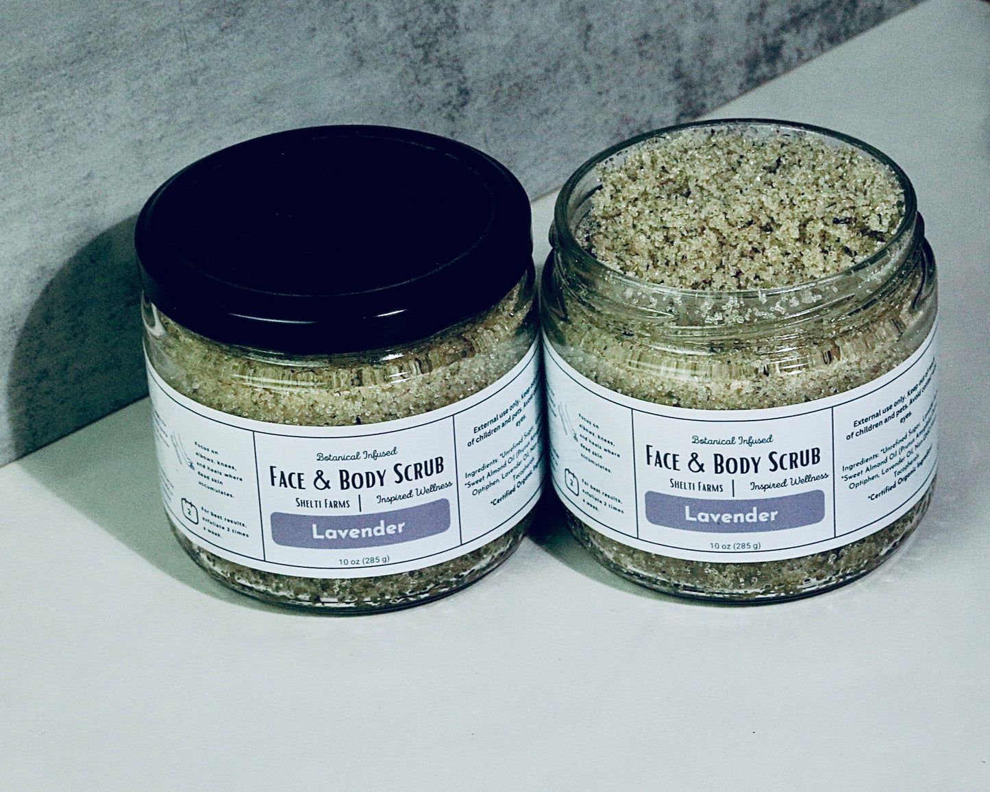 "lavender" face & body scrub