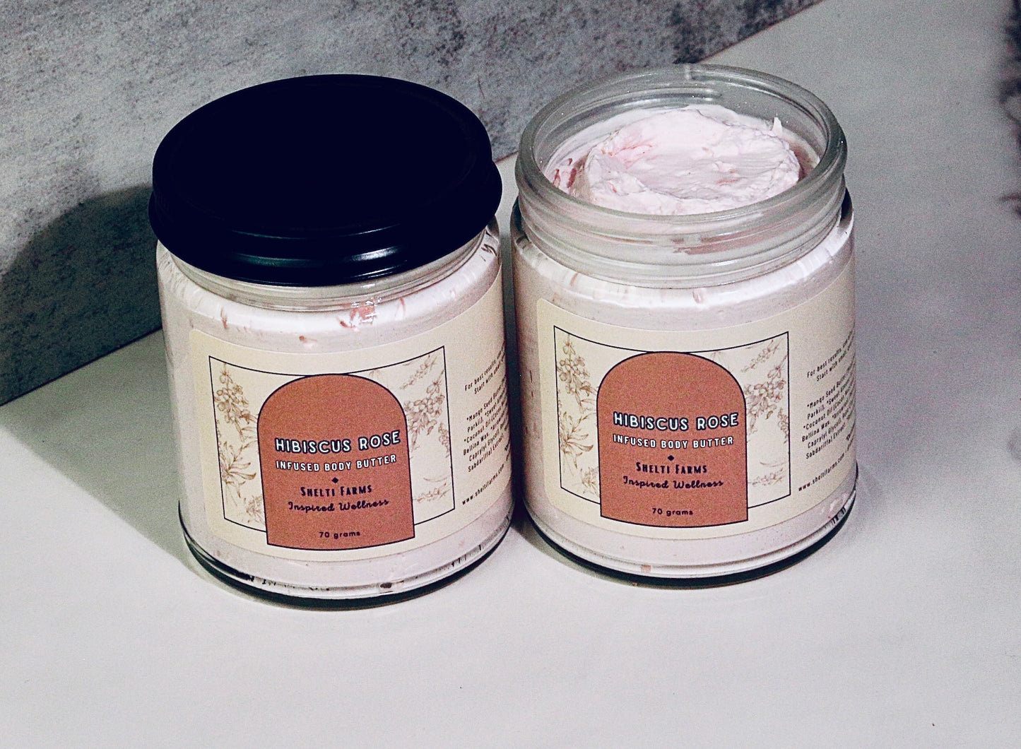 body butter - hibiscus rose