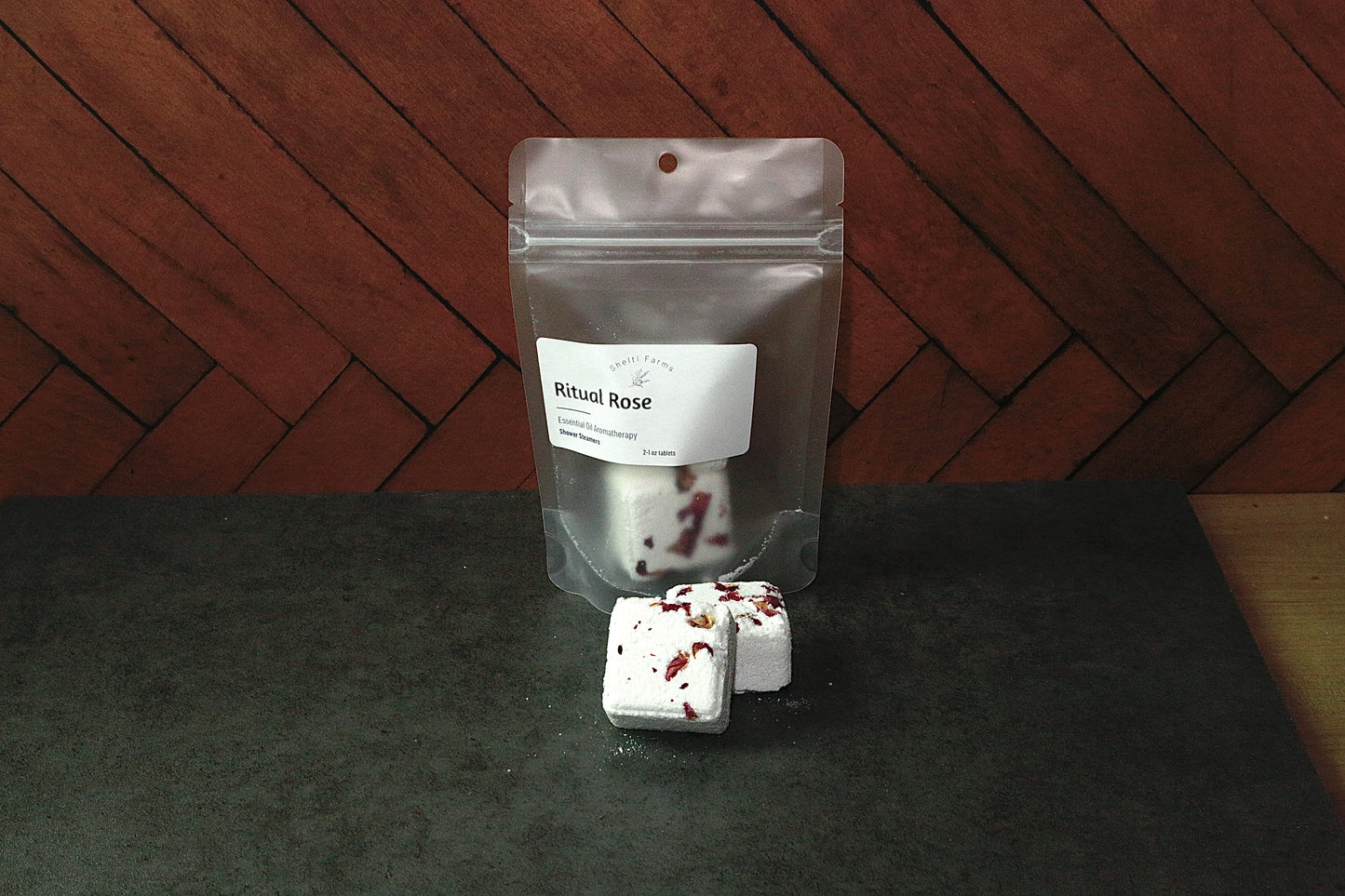 ritual rose - shower aromatherapy steamers