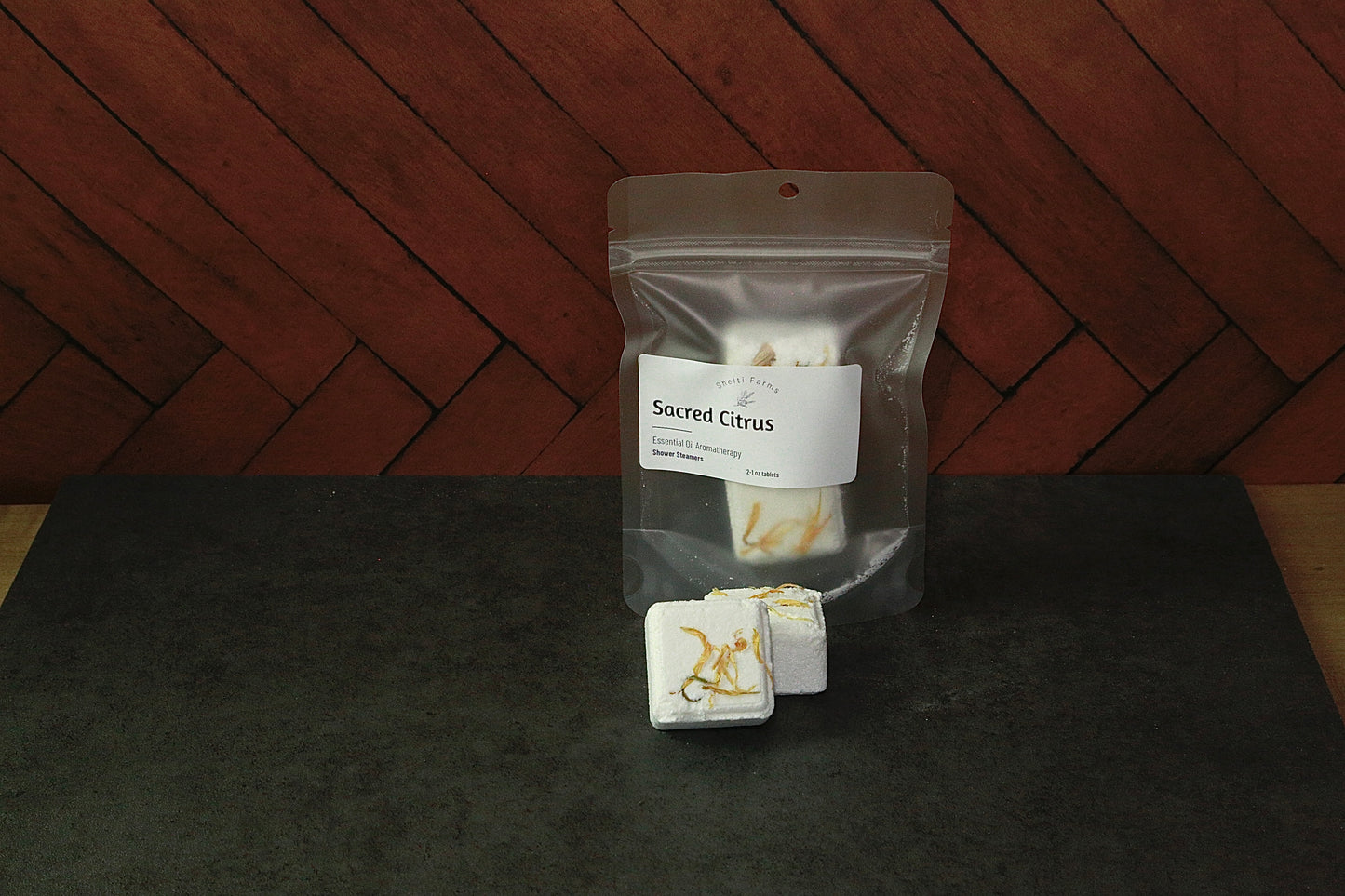 sacred citrus - shower aromatherapy steamers