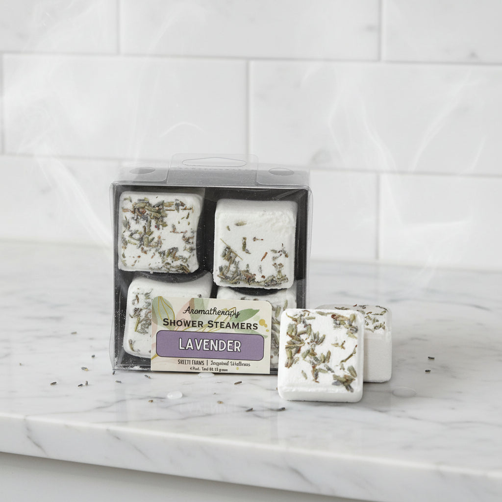 lavender aromatherapy shower steamer