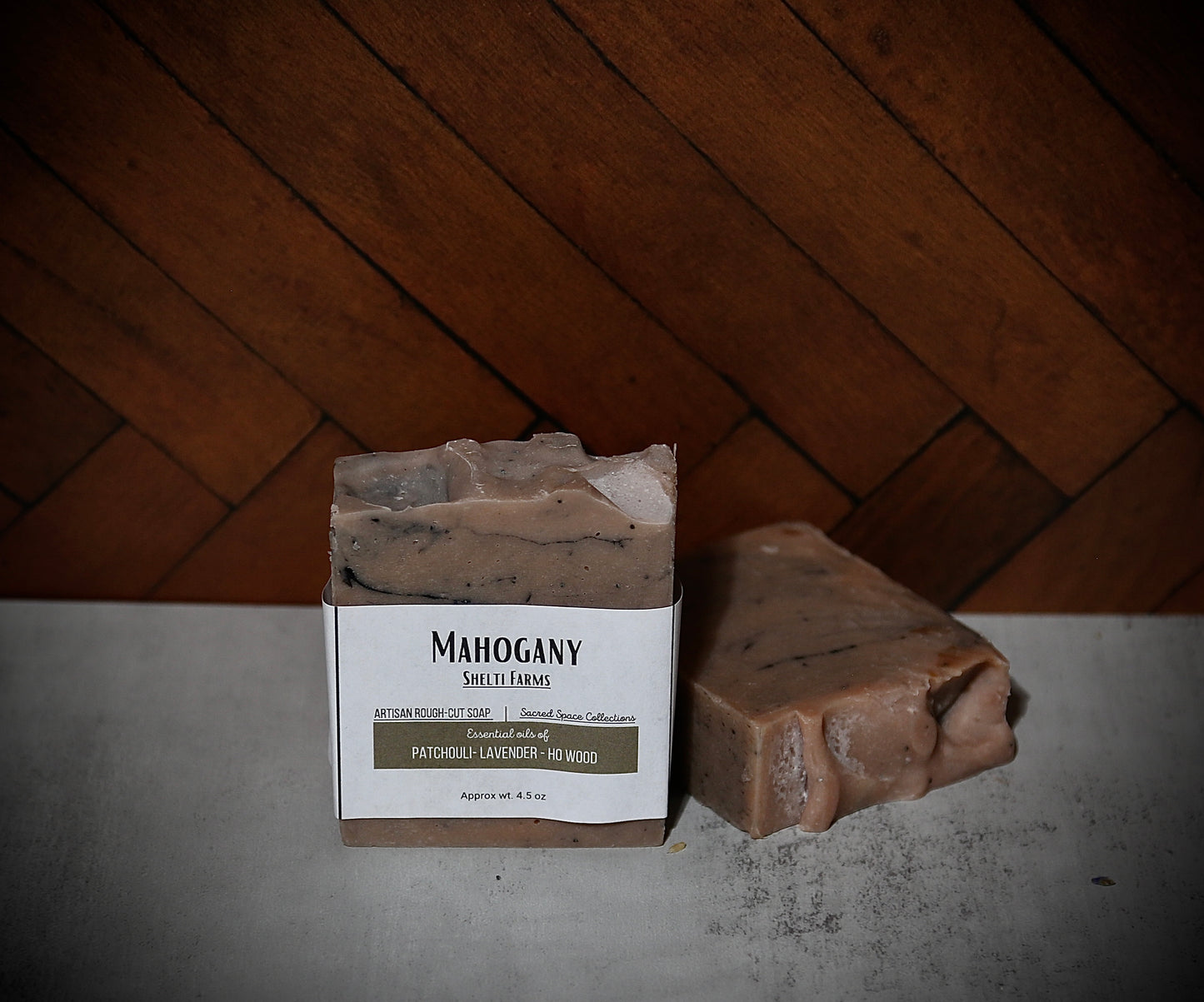 "mahogany" natural bar soap