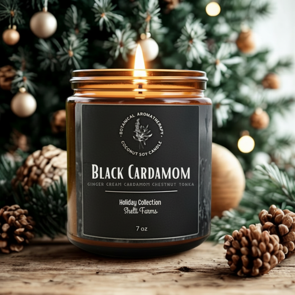“black cardamom” candle