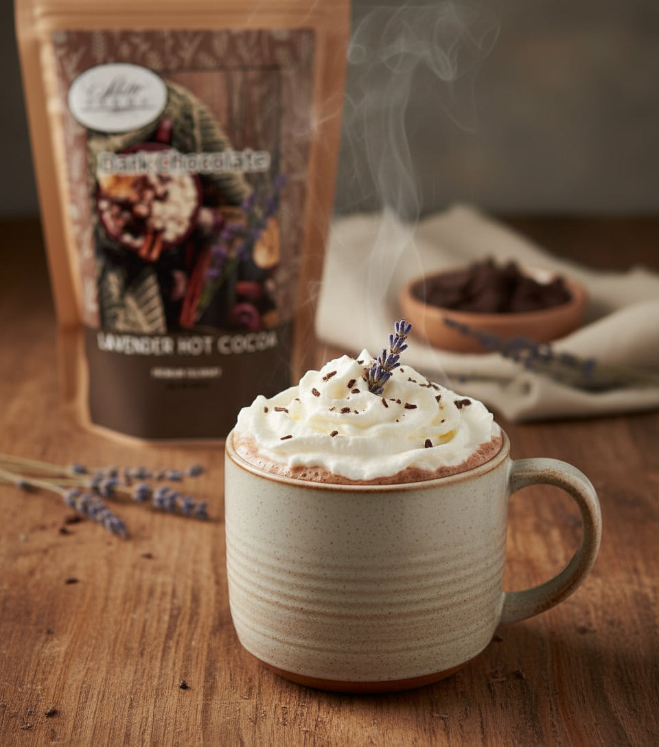 lavender hot cocoa - drink mix