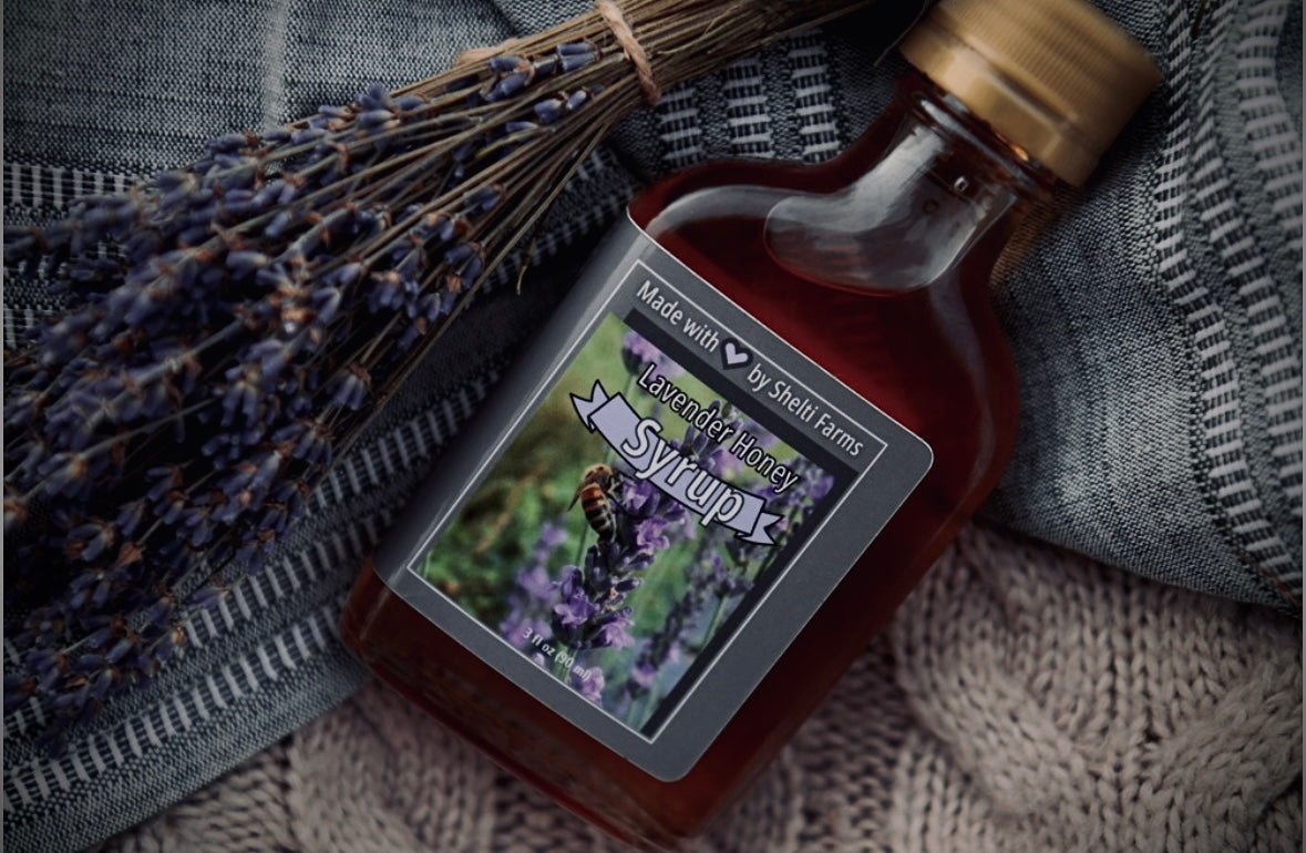 lavender honey syrup 3 oz