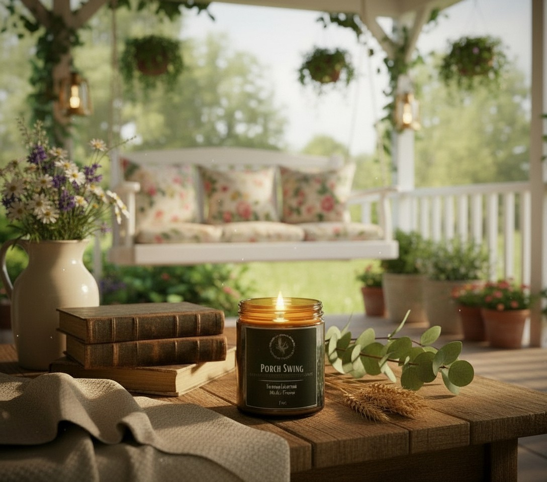"porch swing" candle