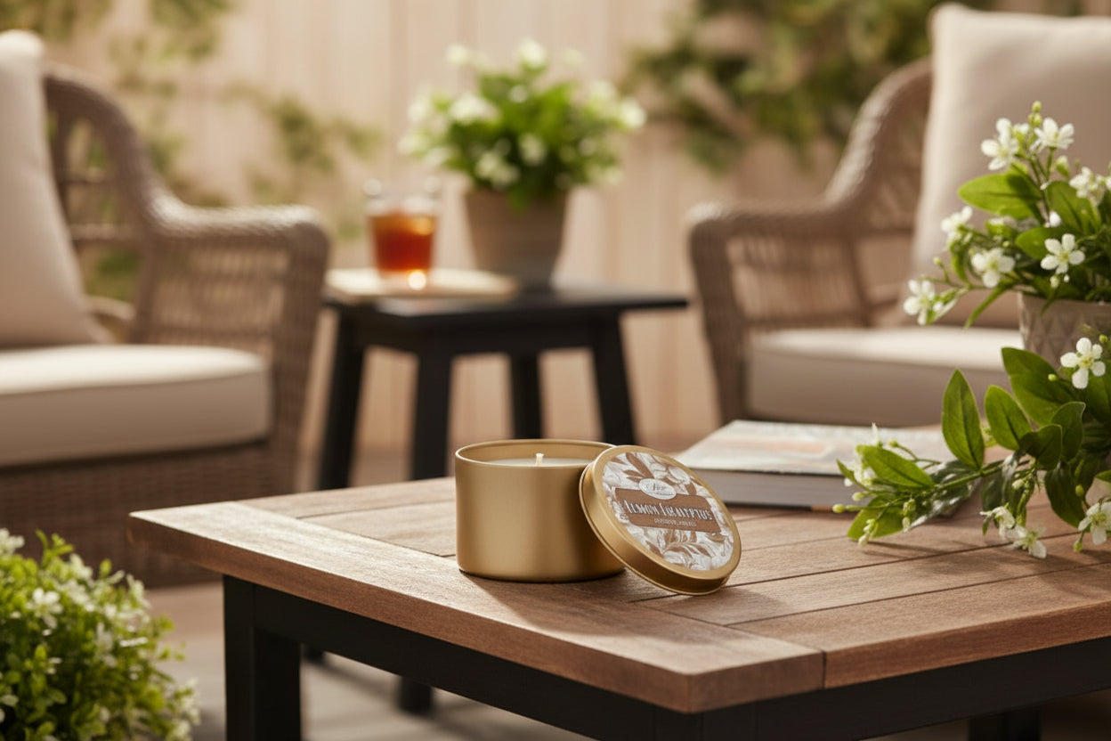 candle - lemon eucalyptus