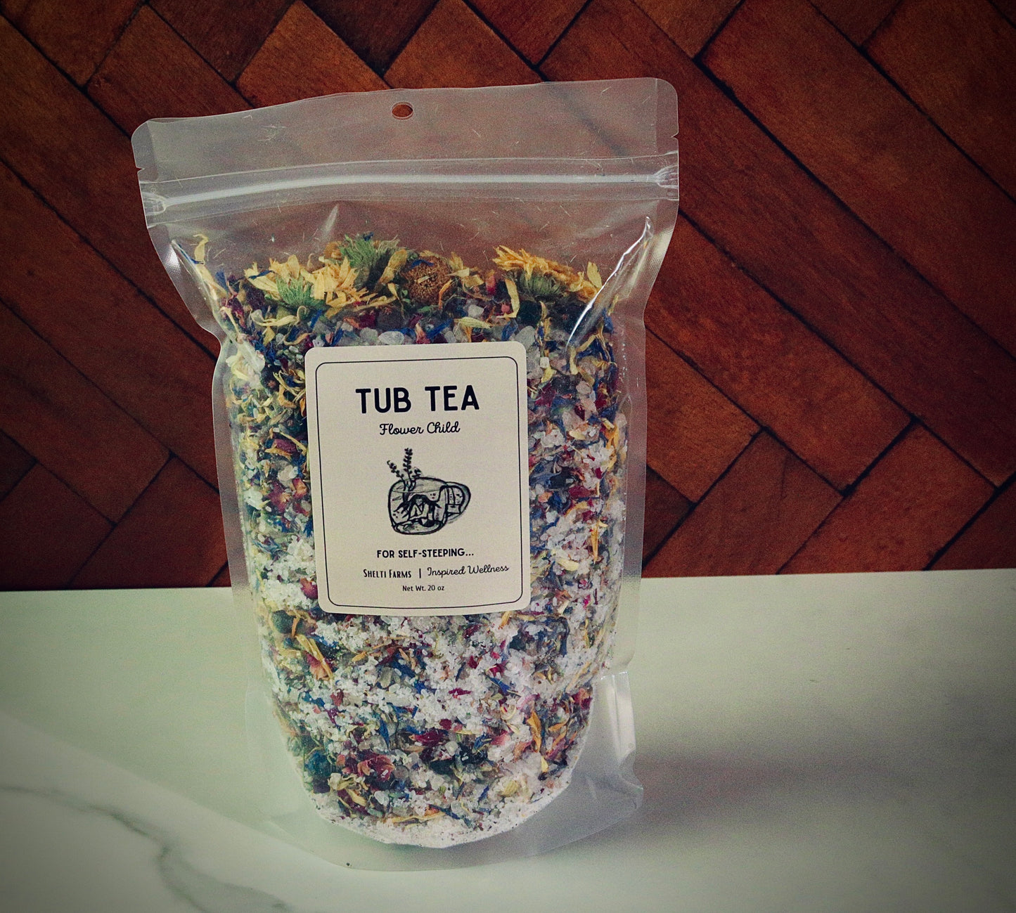 tub tea soaking salts lg