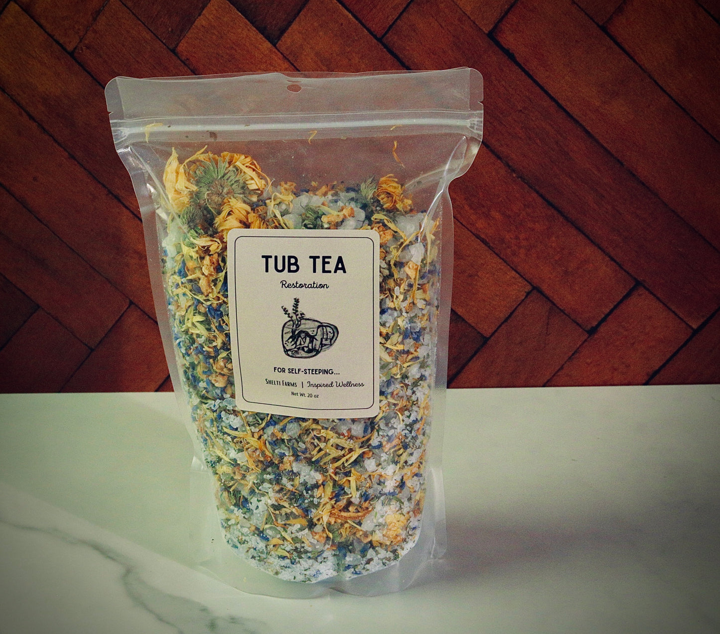 tub tea soaking salts lg