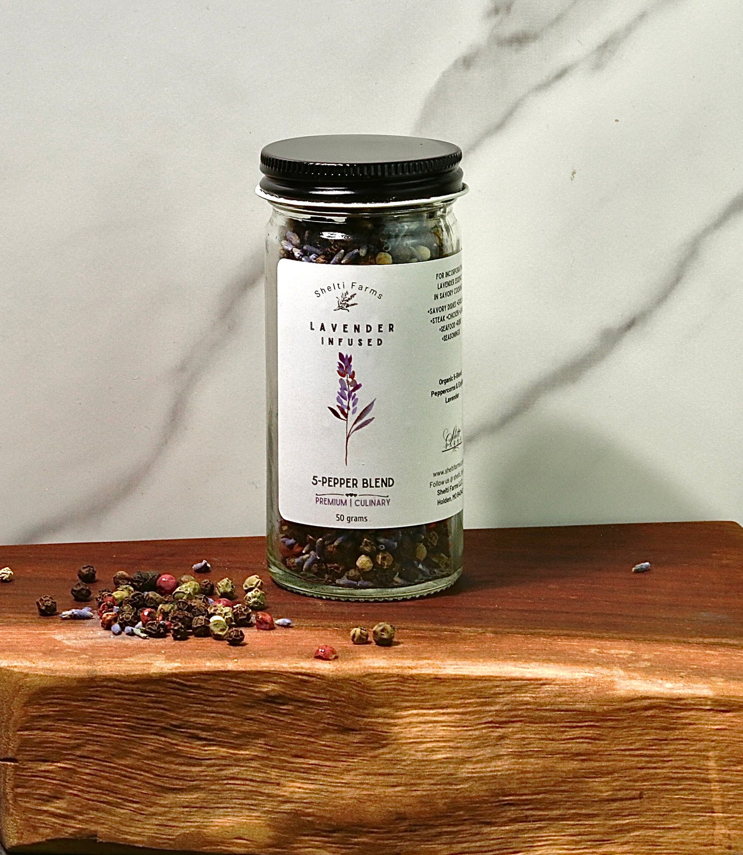 premium culinary lavender pepper