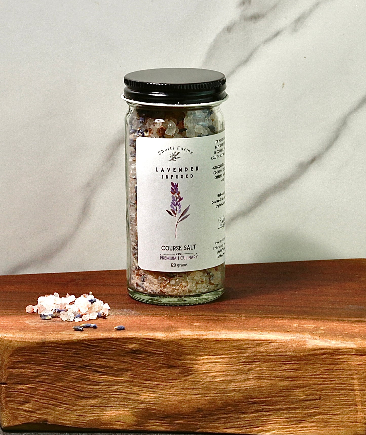 premium culinary lavender salts