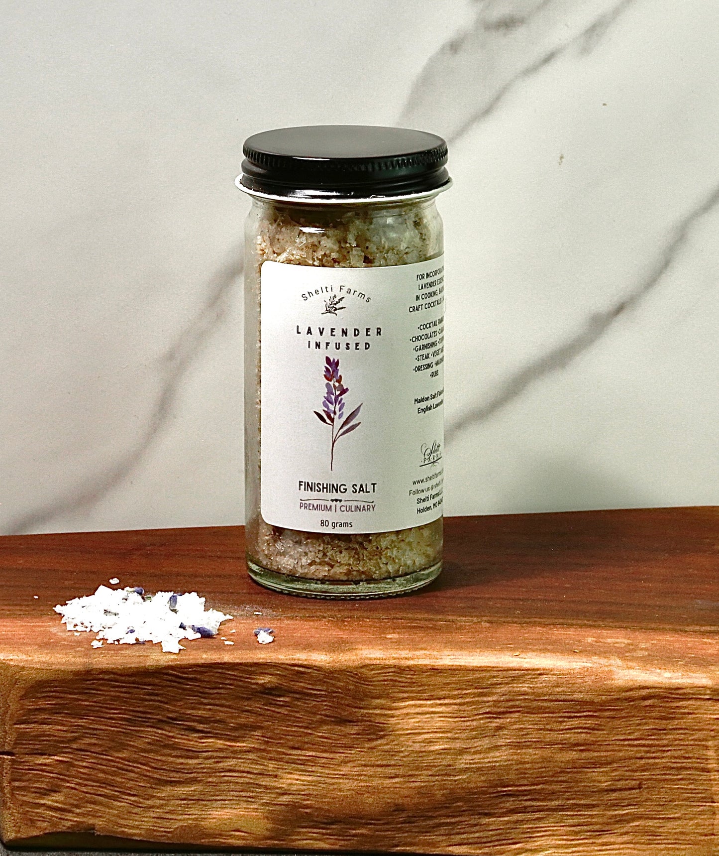 premium culinary lavender salts