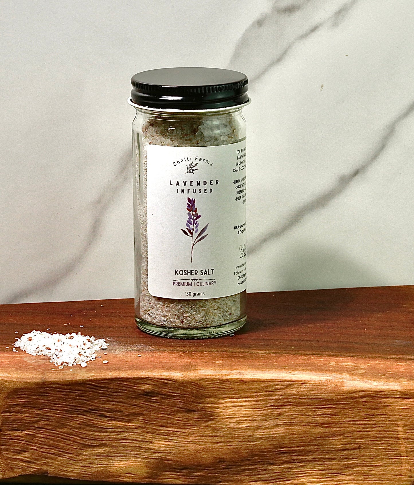 premium culinary lavender salts