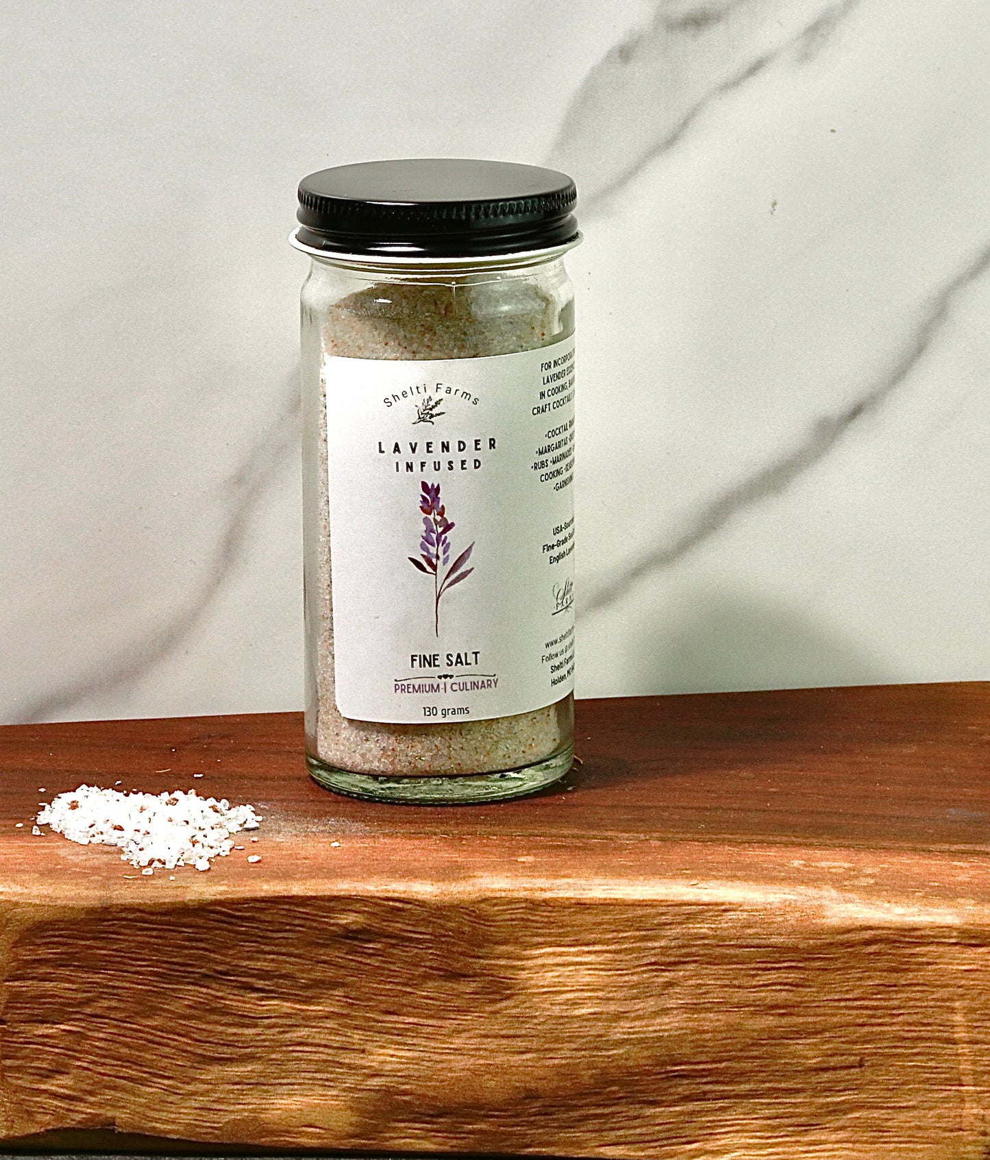 premium culinary lavender salts