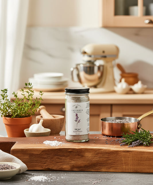 Lavender-Infused Culinary Salts – Premium Gourmet Finishing & Seasoning Salt (6-Pack Wholesale)