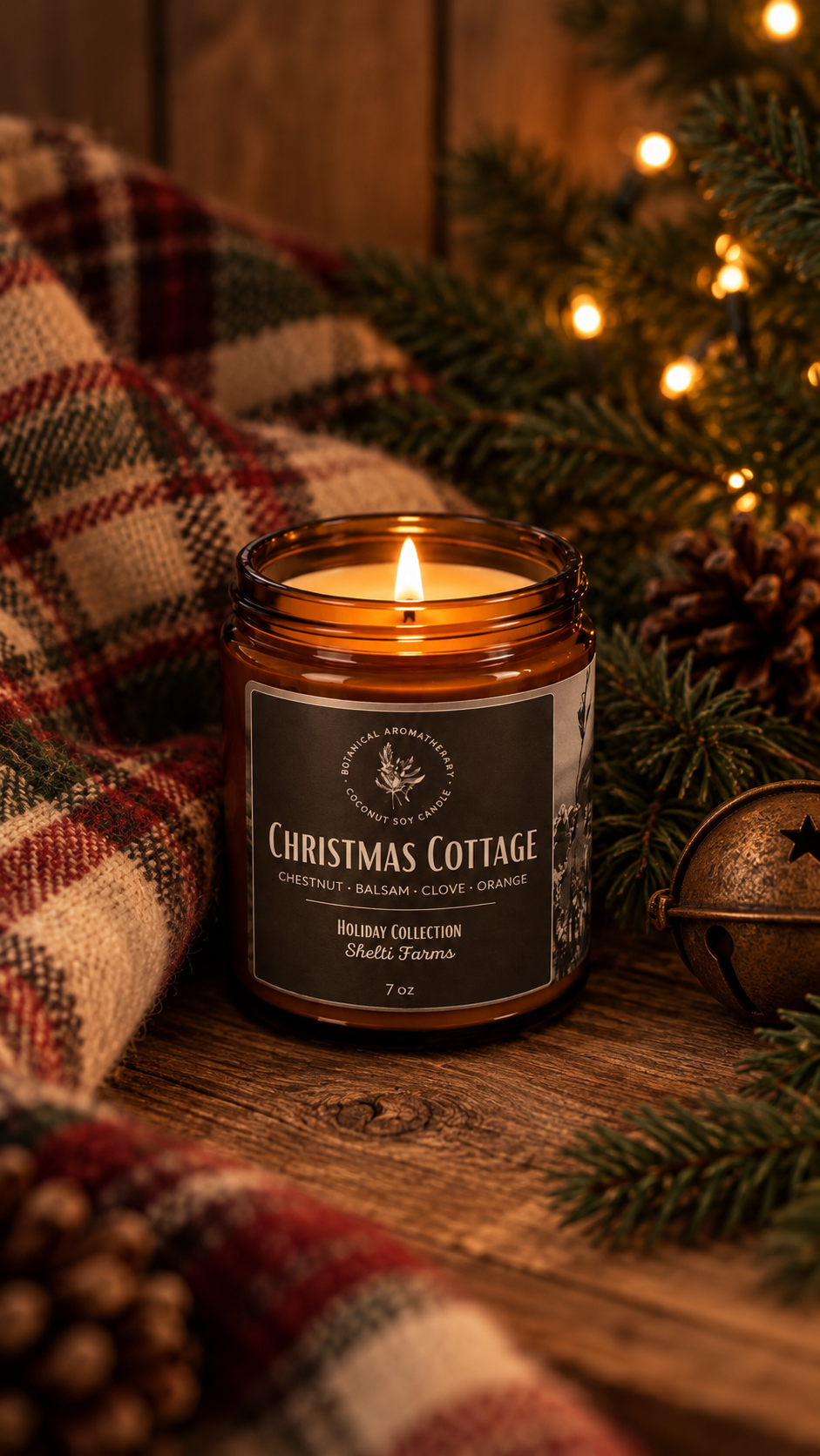 “christmas cottage” candle