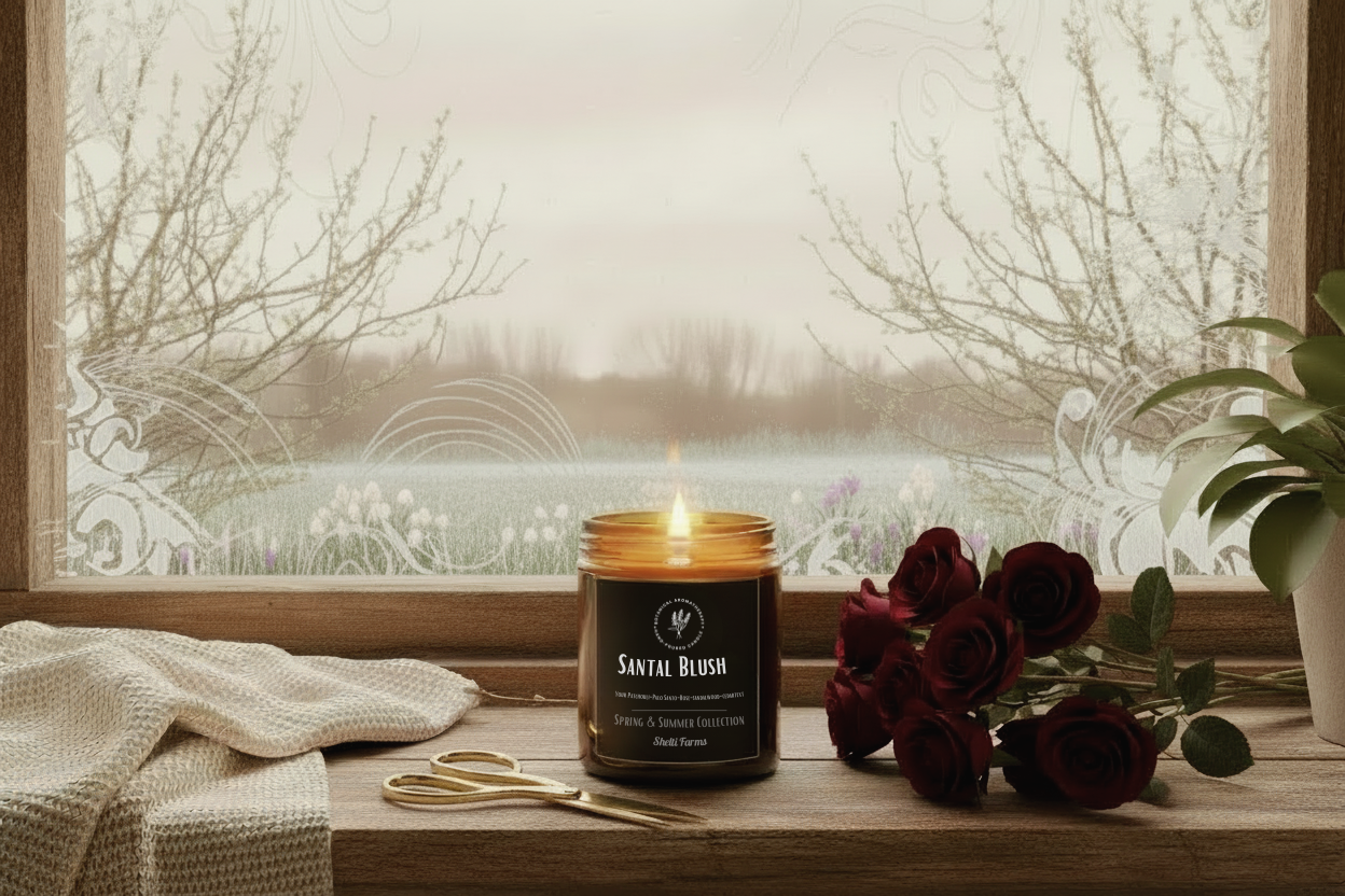 “santal blush” candle